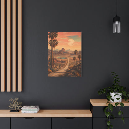 Enchanted Desert Highway Wall Art & Canvas Print