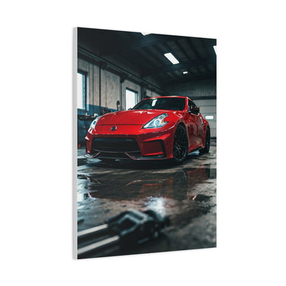 Nissan 370Z Underground Mechanic Garage Wall Art & Canvas Prints