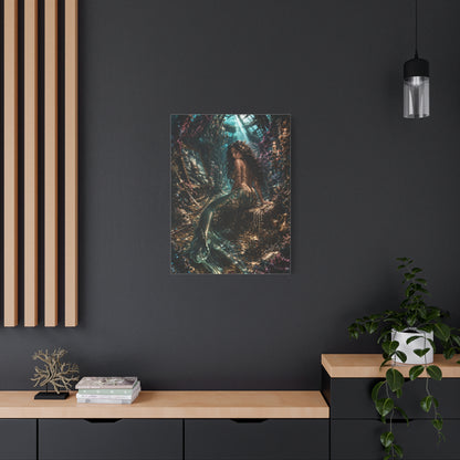 Sunken Treasure Mermaid Chamber Wall Art & Canvas Print
