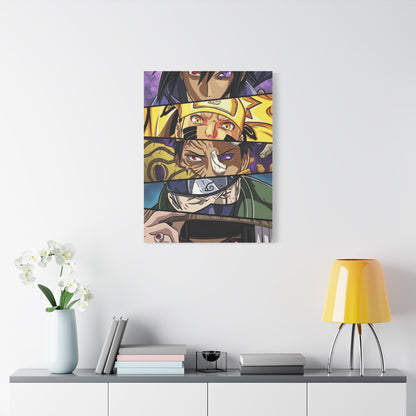 Naruto Heroes and Villains Eyes Poster Wall Art & Canvas Print