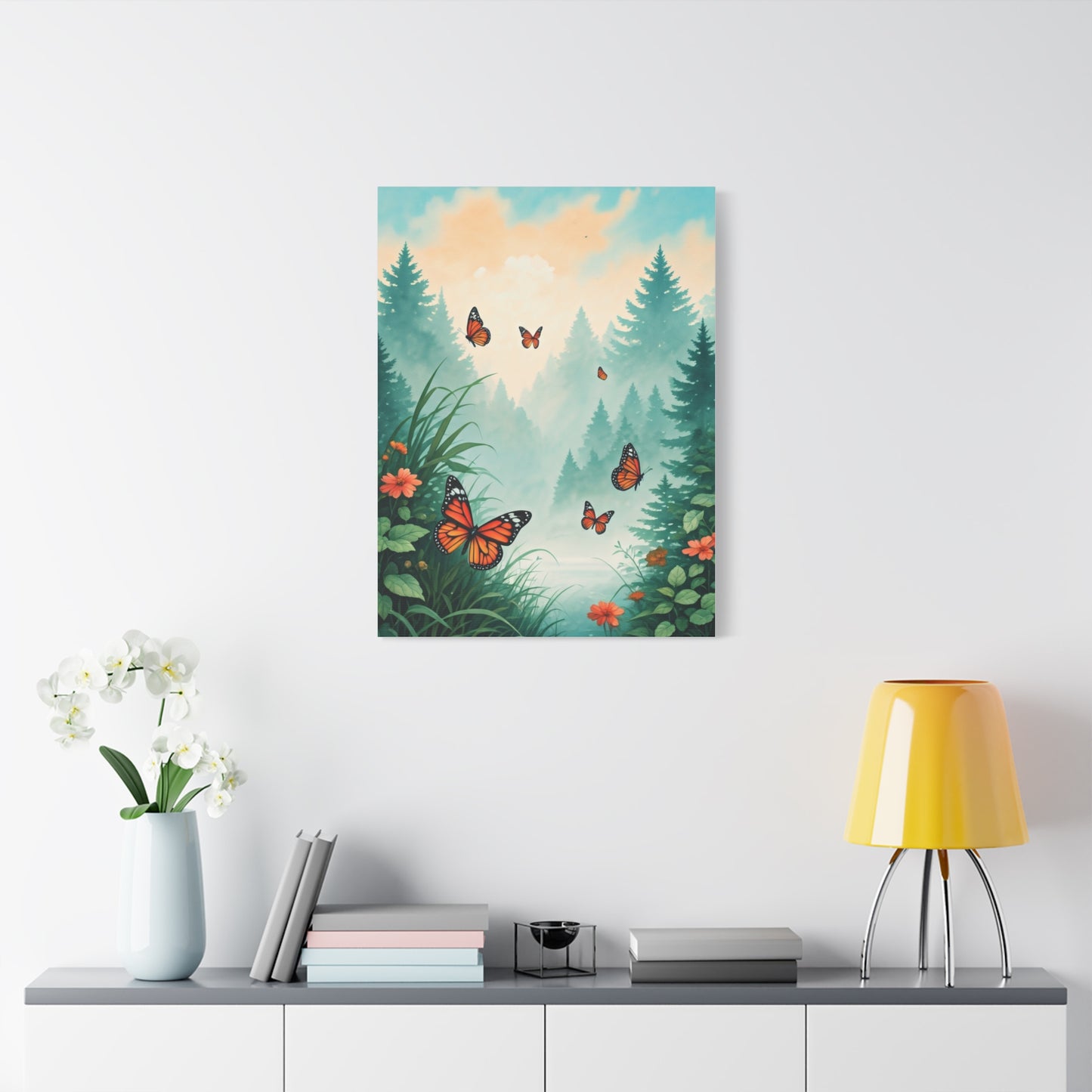 Forest Whisper Butterflies Wall Art & Canvas Prints