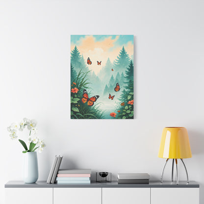 Forest Whisper Butterflies Wall Art & Canvas Prints