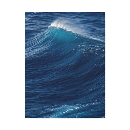 Open Ocean Cresting Wave Study Wall Art & Canvas Print
