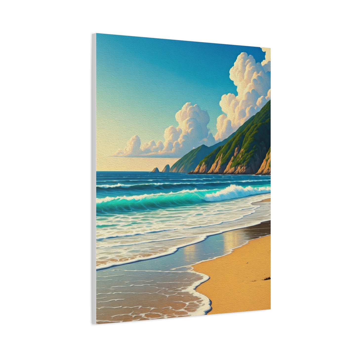 Coastal Mountain Waves Wall Art & Canvas Prints