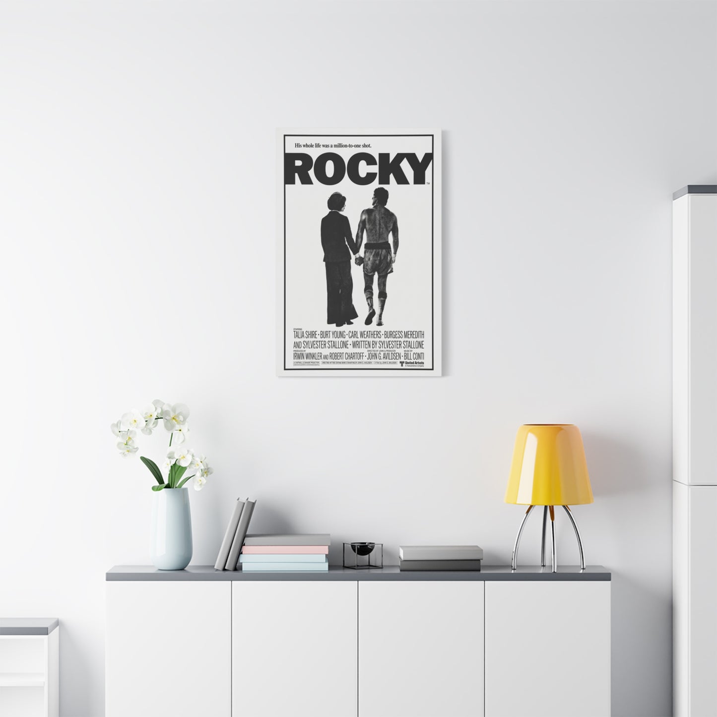 Rocky Movie Poster Wall Art & Canvas Print