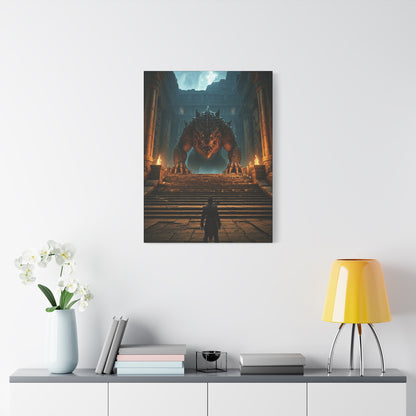 Colossal Dragon Guardian Wall Art & Canvas Prints