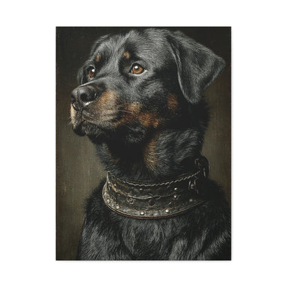Rottweiler Classic Portrait Wall Art & Canvas Print