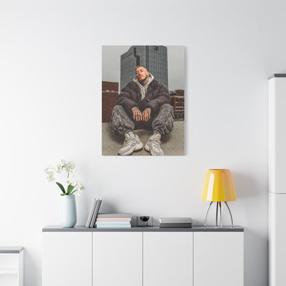 Urban Streetwear Rooftop Portrait Wall Art & Canvas Print