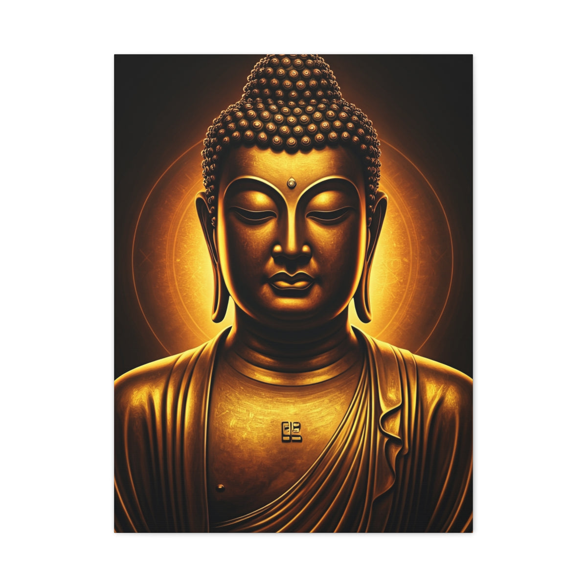 Radiant Halo Enlightenment Buddha Wall Art & Canvas Prints