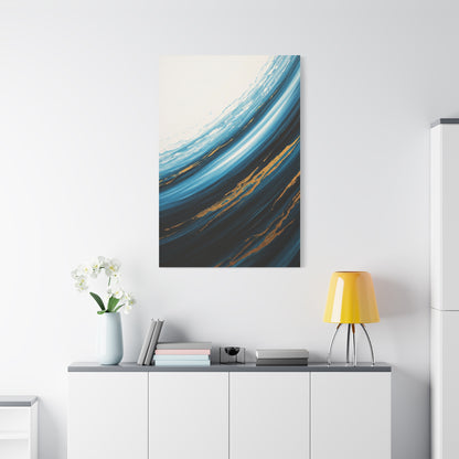 Azure Current Gold Accent Wall Art & Canvas Prints