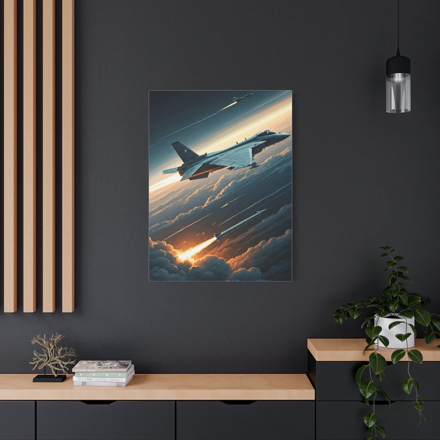Cloudfire Jet Pursuit Wall Art & Canvas Prints