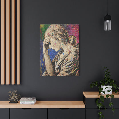 Graffiti Renaissance Sculpture Wall Art & Canvas Print