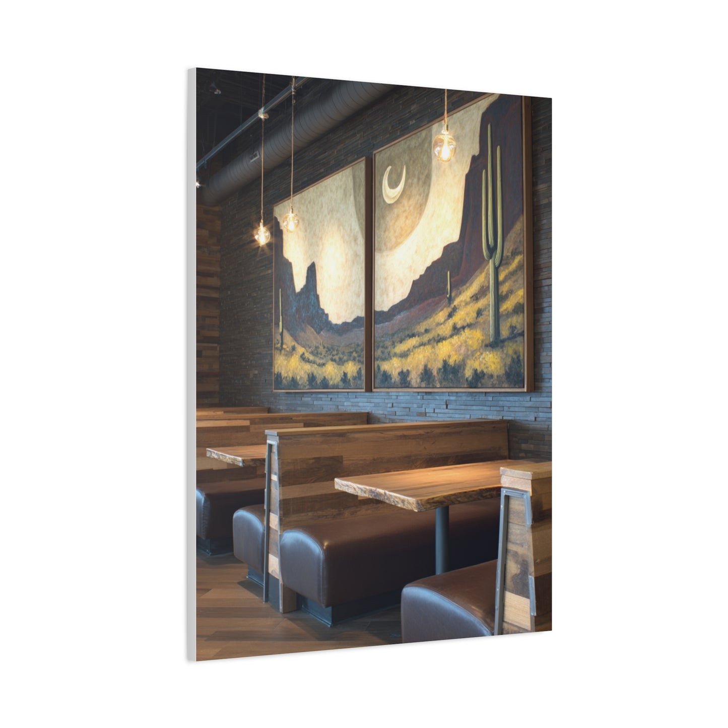 Desert Western Landscape Restaurant Wall Art & Canvas Print