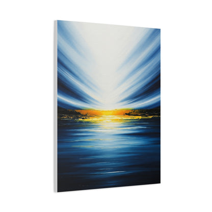 Radiant Horizon Abstract Seascape Wall Art & Canvas Prints