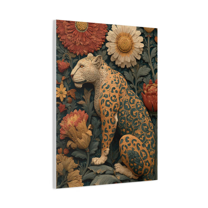 Talavera Jaguar Folk Pattern Wall Art & Canvas Print