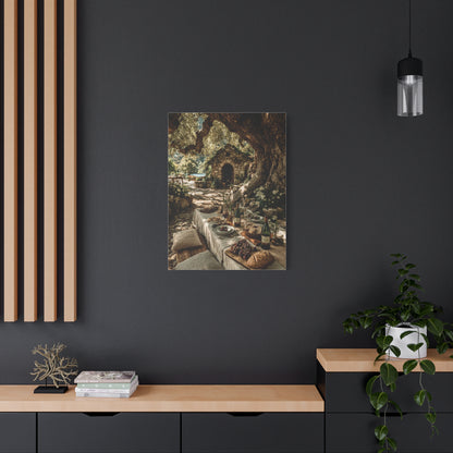 Olive Grove Countryside Lunch Wall Art & Canvas Print