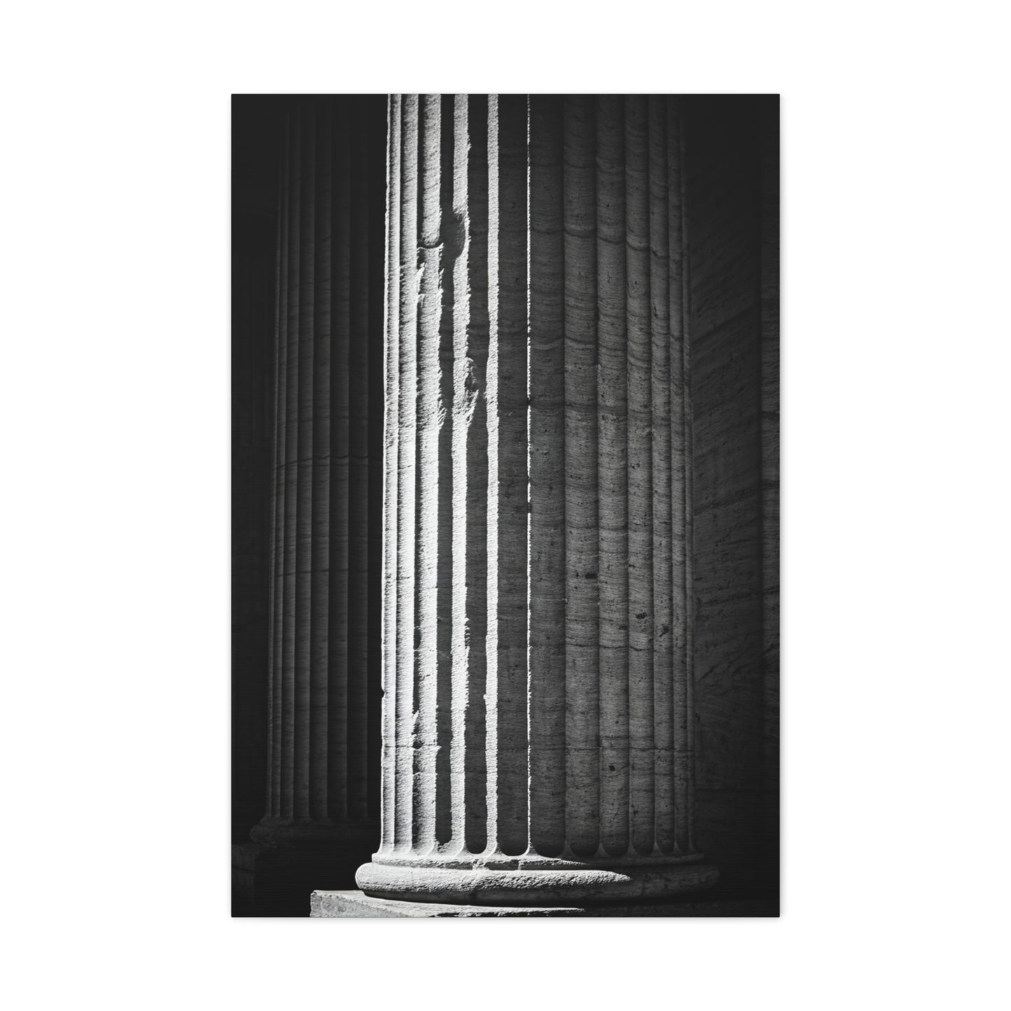 Classical Column Light and Shadow Wall Art & Canvas Prints