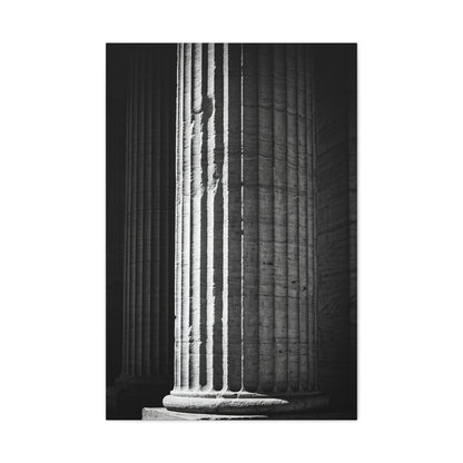 Classical Column Light and Shadow Wall Art & Canvas Prints