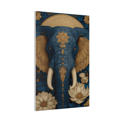 Ornamental Mandala Elephant Portrait Wall Art & Canvas Print
