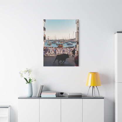Bous a la Mar Coastal Bull Festival Wall Art & Canvas Print