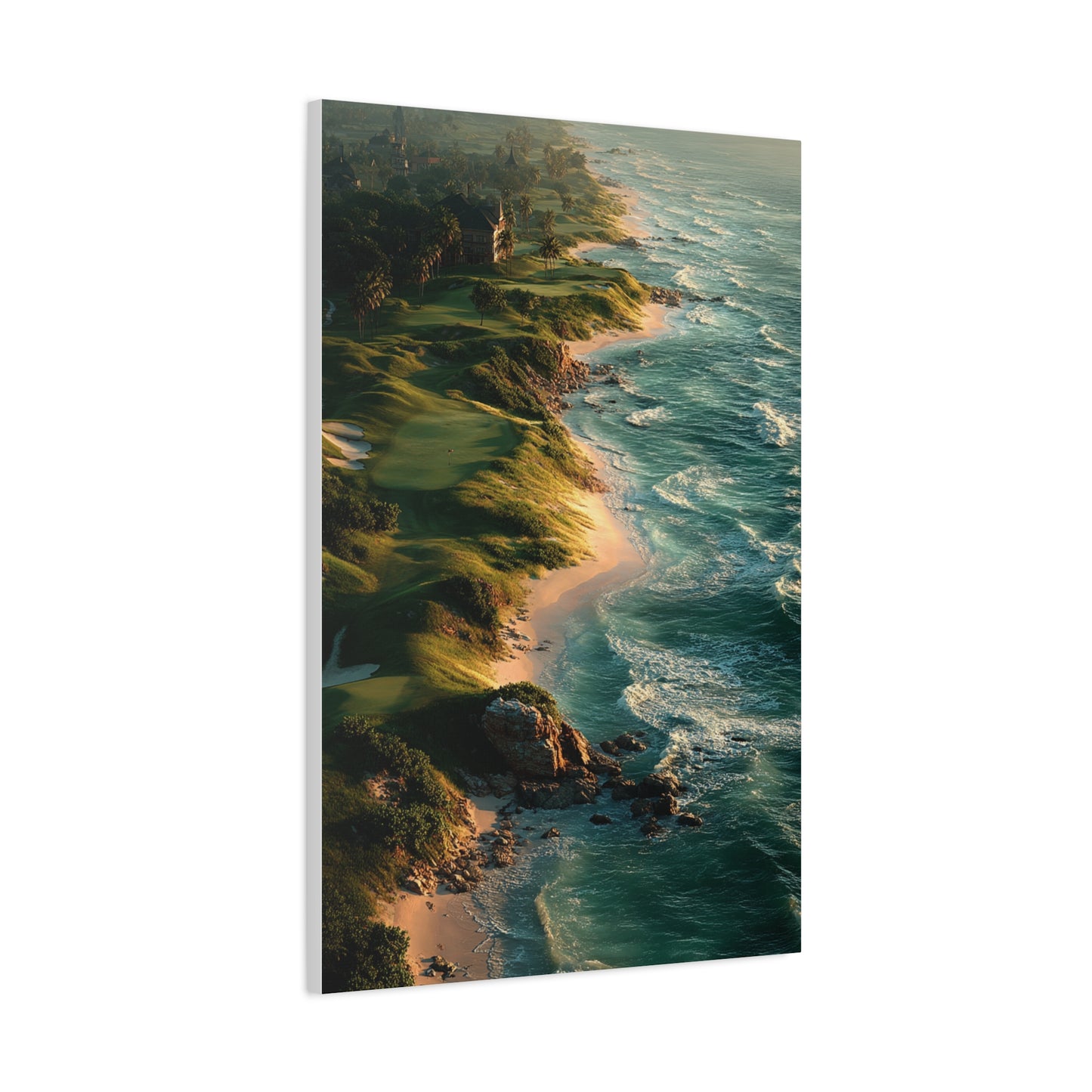 Coastal Links Golf Course Aerial Wall Art & Canvas Print