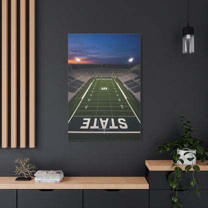 Stadium Under Lights Panorama Sports Wall Art & Canvas Print