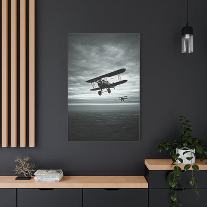 Vintage Squadron Over Open Seas Wall Art & Canvas Prints