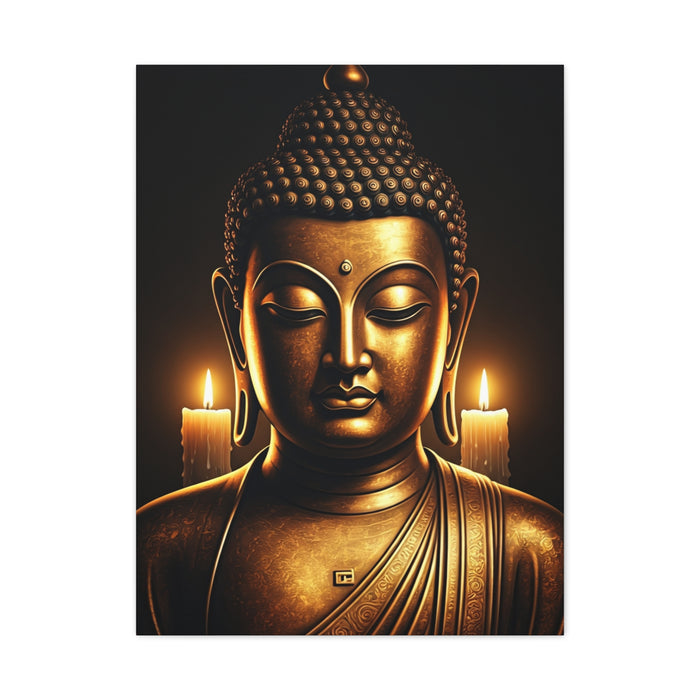 Candlelight Serenity Buddha Wall Art & Canvas Prints