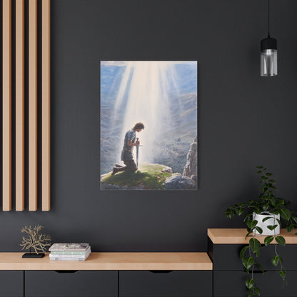 King Arthur Claiming Excalibur Sacred Destiny Wall Art & Canvas Print