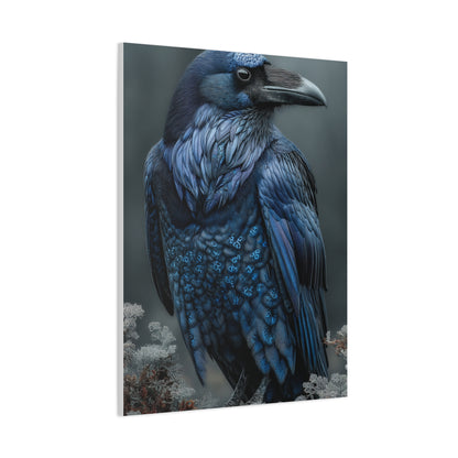 Enchanted Rune Raven Wall Art & Canvas Print