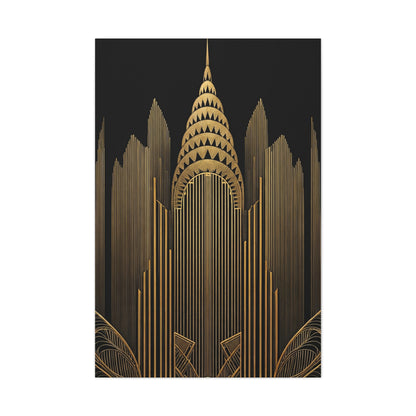 Cathedral Spire Art Deco Architecture Wall Art & Canvas Prints