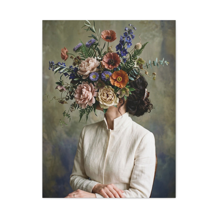 Botanical Identity Portrait Study Wall Art & Canvas Print