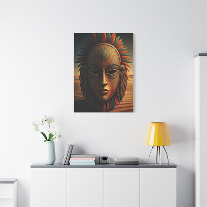 Sacred Tribal Mask Wall Art & Canvas Prints