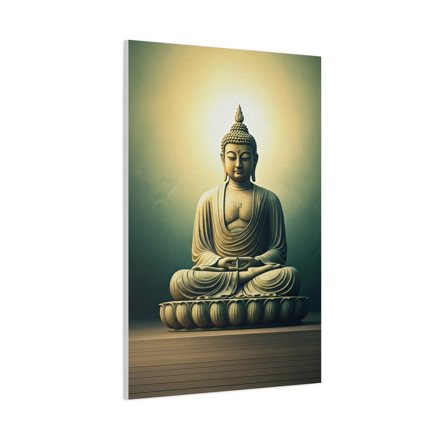 Radiant Harmony Buddha Meditation Wall Art & Canvas Prints