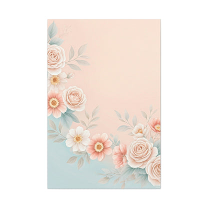 Soft Floral Harmony Wall Art & Canvas Prints