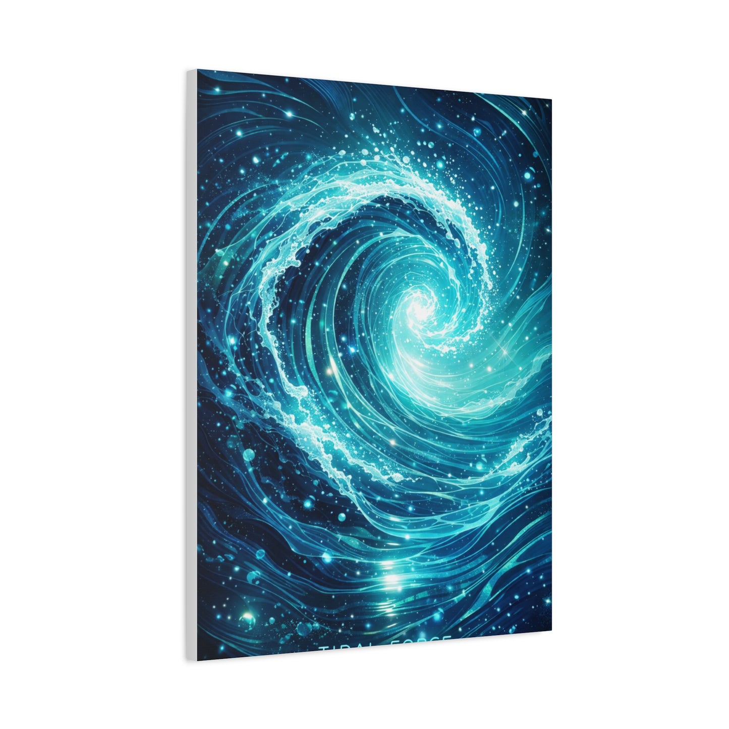Tidal Force Abstract Ocean Wall Art & Canvas Print