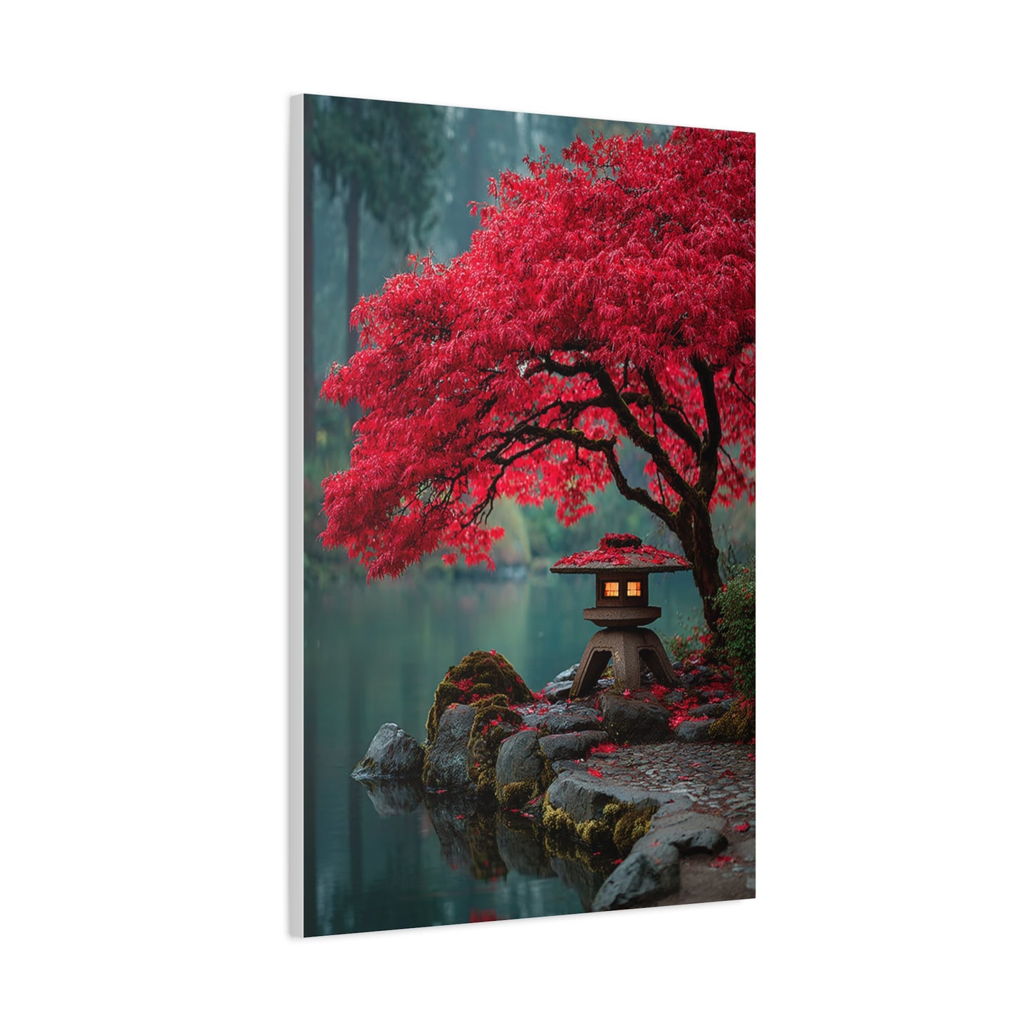 Japanese Maple Garden Autumn Wall Art & Canvas Print