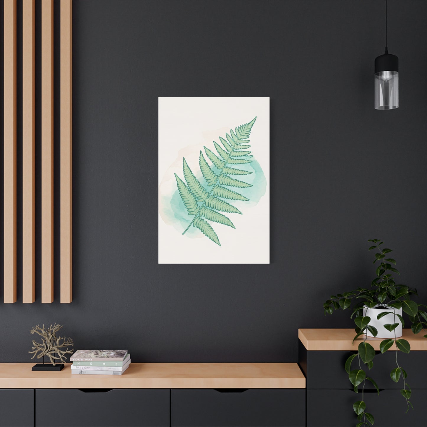 Soft Fern Botanical Study Wall Art & Canvas Prints