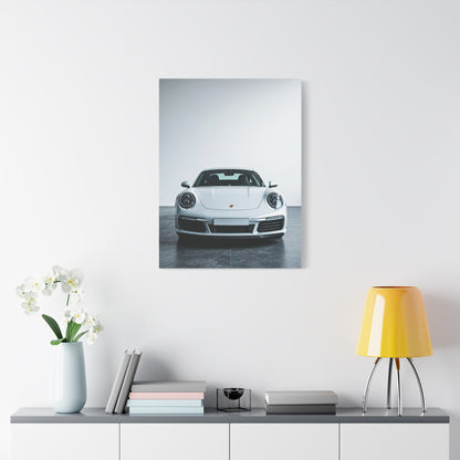 Porsche 911 Minimalist Showroom Wall Art & Canvas Prints