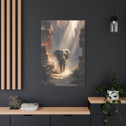 Elephant Canyon Light Passage Wall Art & Canvas Print