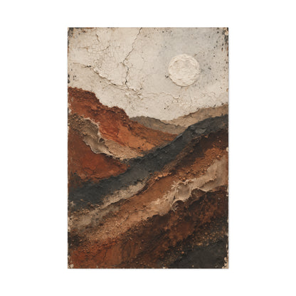 Earth Canyon Textured Landscape Wall Art & Canvas Print