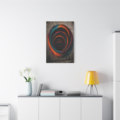 Urban Vortex Graffiti Tunnel Street Wall Art & Canvas Print