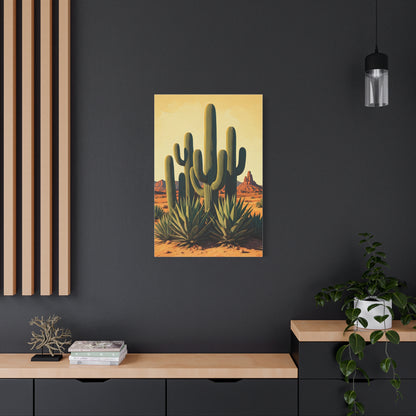 Southwestern Desert Cactus Garden Wall Art & Canvas Prints