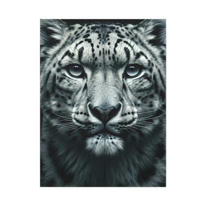 Snow Leopard Intense Gaze Wall Art & Canvas Prints