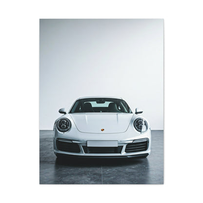 Porsche 911 Minimalist Showroom Wall Art & Canvas Prints