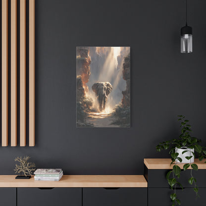 Elephant Canyon Light Passage Wall Art & Canvas Print