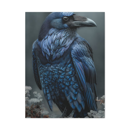 Enchanted Rune Raven Wall Art & Canvas Print