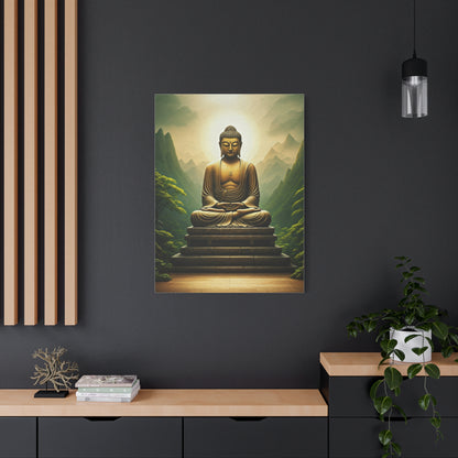 Sacred Mountain Buddha Serenity Wall Art & Canvas Prints