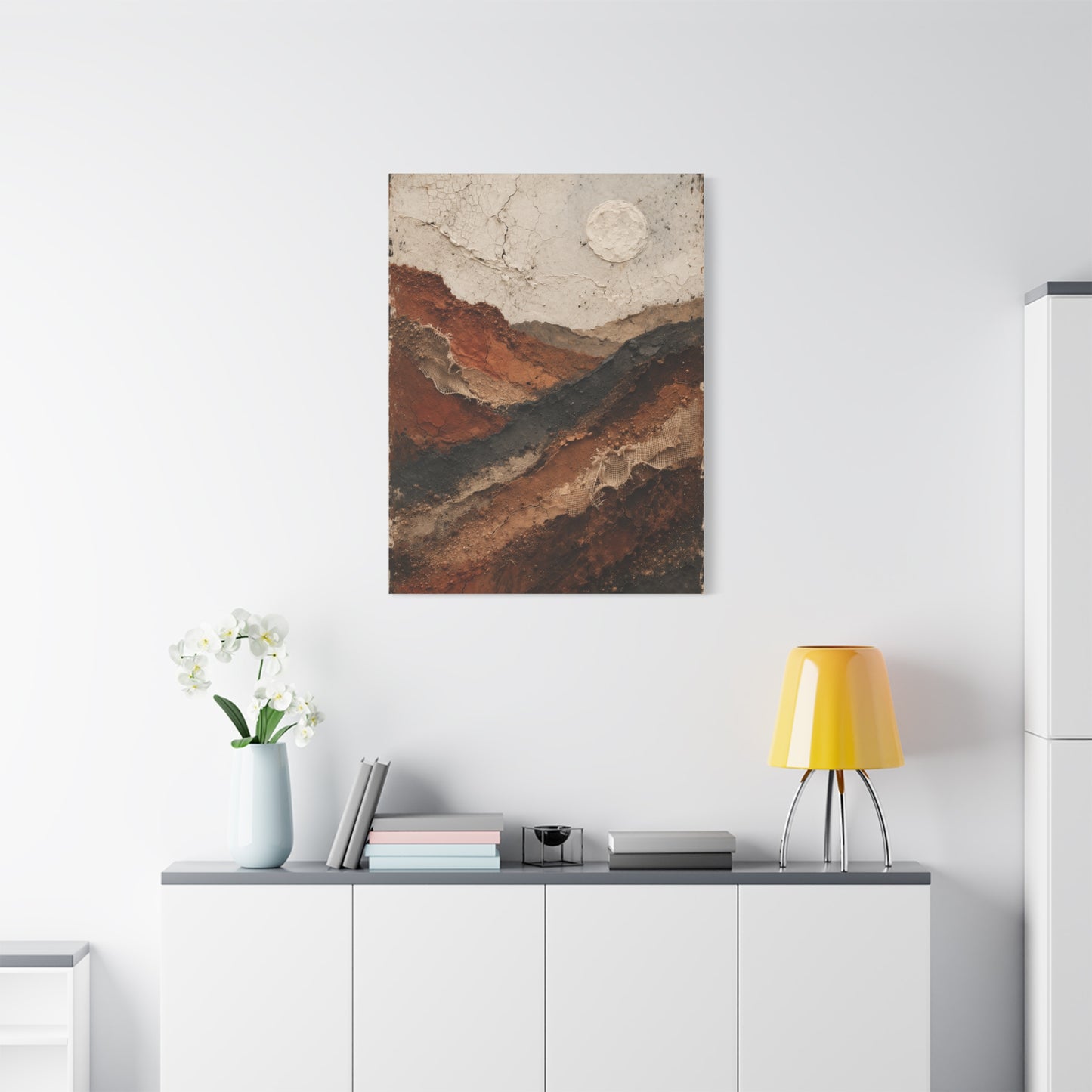 Earth Canyon Textured Landscape Wall Art & Canvas Print
