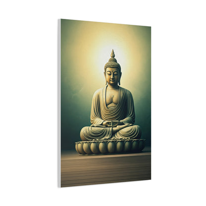 Radiant Harmony Buddha Meditation Wall Art & Canvas Prints